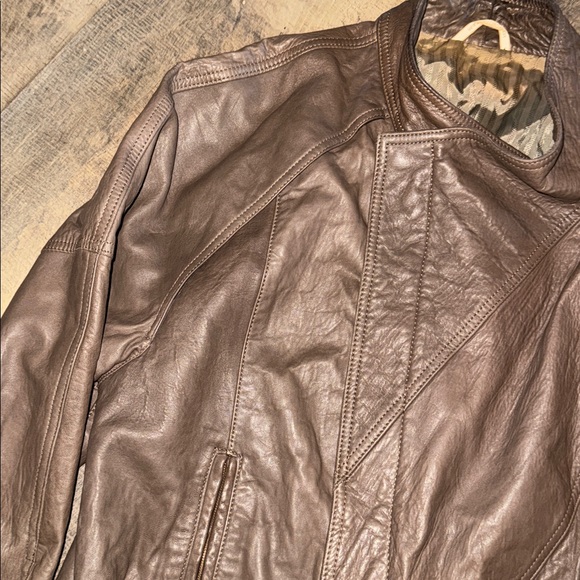 Vintage Cortefiel Brown Leather Jacket | Made in Spain | Men’s 40 - Picture 4 of 16